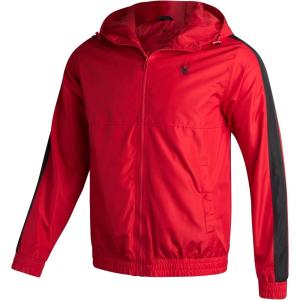 Spyder Mens Windbreaker Jacket – Lightweight Breathable Wind Water Resistant Zip Up Jacket with Hood for Running Golf Hiking(Spyder Red)