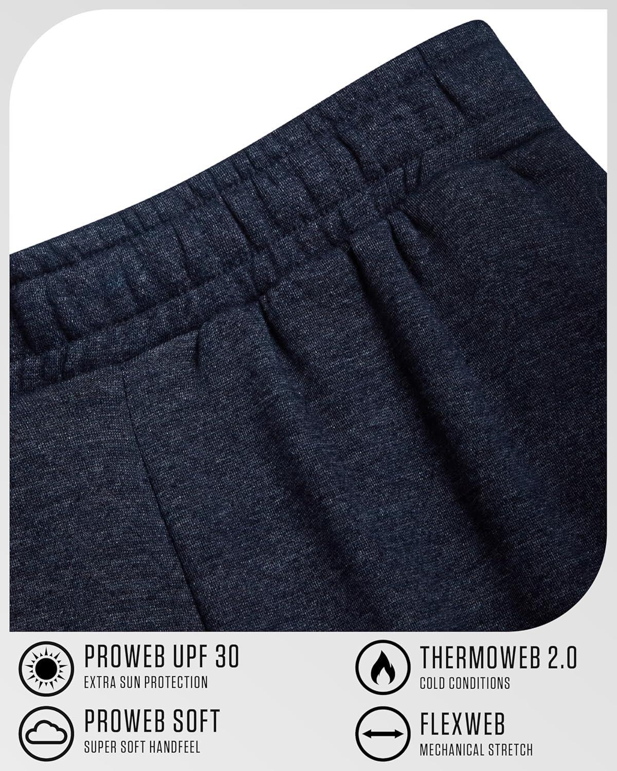 imageSpyder Mens Cargo Sweatpants Soft Stretch Fleece Mens Joggers with Pockets amp Elastic Waistband for Running Jogging WorkoutNavy Heather