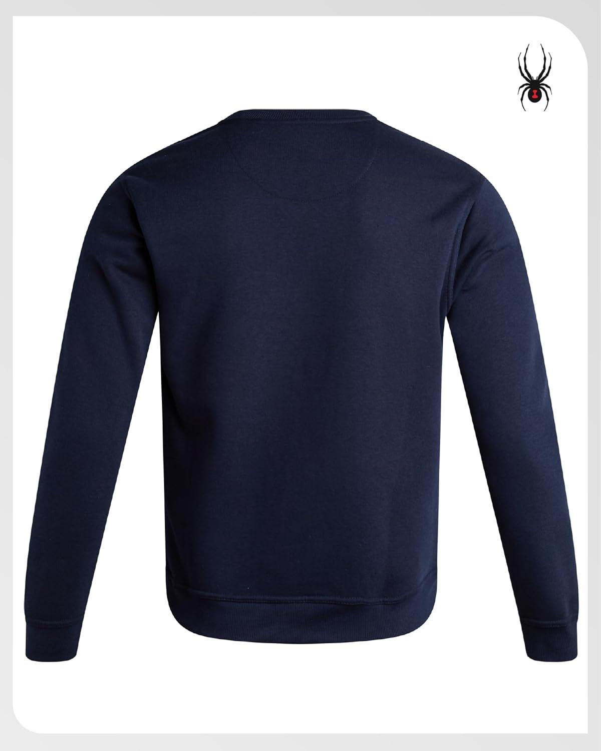 imageSpyder Mens Crewneck Sweatshirt Soft Performance Fleece Pullover Sweatshirts for Men Casual Gym Workout Mens SweatshirtNavy Heather