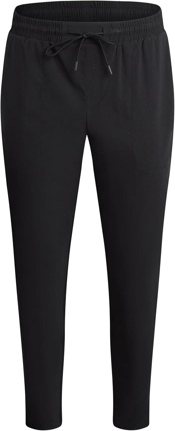 imageSpyder Mens Work Pants Moisture Wicking Pants for Work Lightweight Stretch Casual Golf Wear and Athletic Joggers for MenBlack