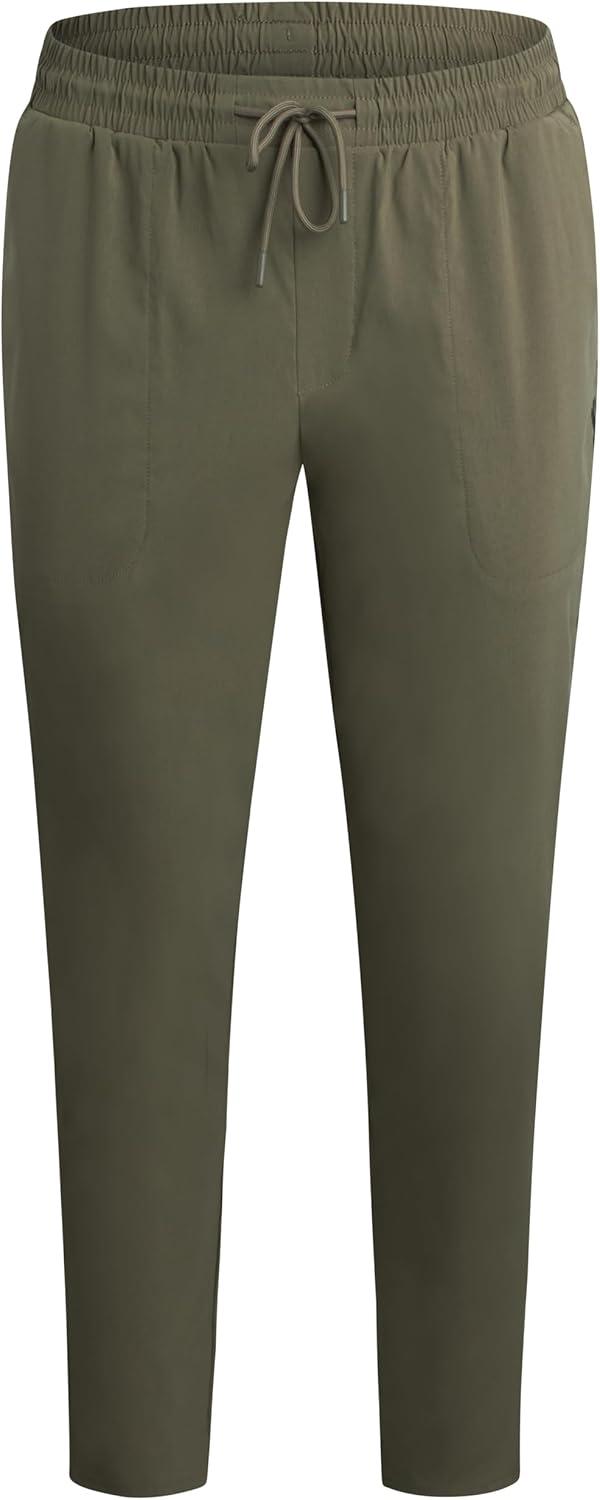 imageSpyder Mens Work Pants Moisture Wicking Pants for Work Lightweight Stretch Casual Golf Wear and Athletic Joggers for MenOlive