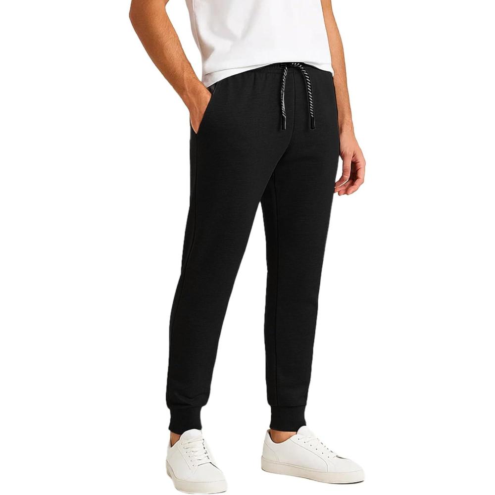 imageSpyder Mens Cargo Sweatpants Soft Stretch Fleece Mens Joggers with Pockets amp Elastic Waistband for Running Jogging WorkoutBlack Midnight