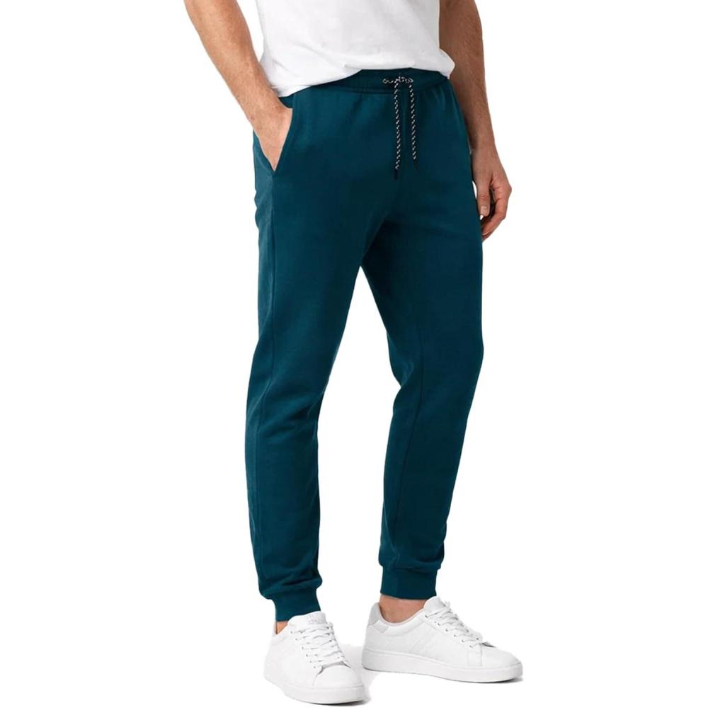 imageSpyder Mens Cargo Sweatpants Soft Stretch Fleece Mens Joggers with Pockets amp Elastic Waistband for Running Jogging WorkoutPetrol Blue