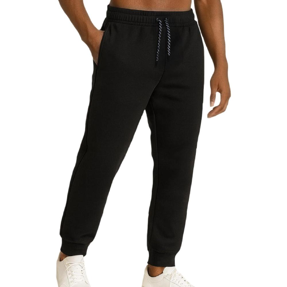 imageSpyder Mens Sweatpants Athletic Performance Fleece Joggers Sweatpants for Men for Gym Workout and Running Sizes SXXLBlack