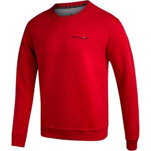 Spyder Mens Crewneck Sweatshirt – Soft Performance Fleece Pullover Sweatshirts for Men – Casual Gym Workout Mens Sweatshirt(Spyder Red)