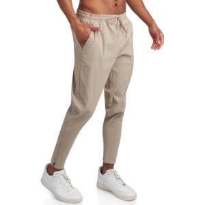 Spyder Mens Work Pants – Lightweight Stretch Athletic Joggers for Men – Moisture Wicking Pants for Work or Casual Golf Wear(Gravel)