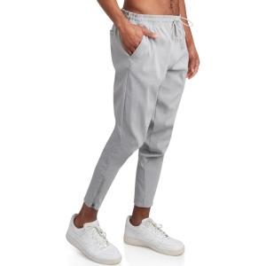 Spyder Mens Work Pants – Lightweight Stretch Athletic Joggers for Men – Moisture Wicking Pants for Work or Casual Golf Wear(Silver)