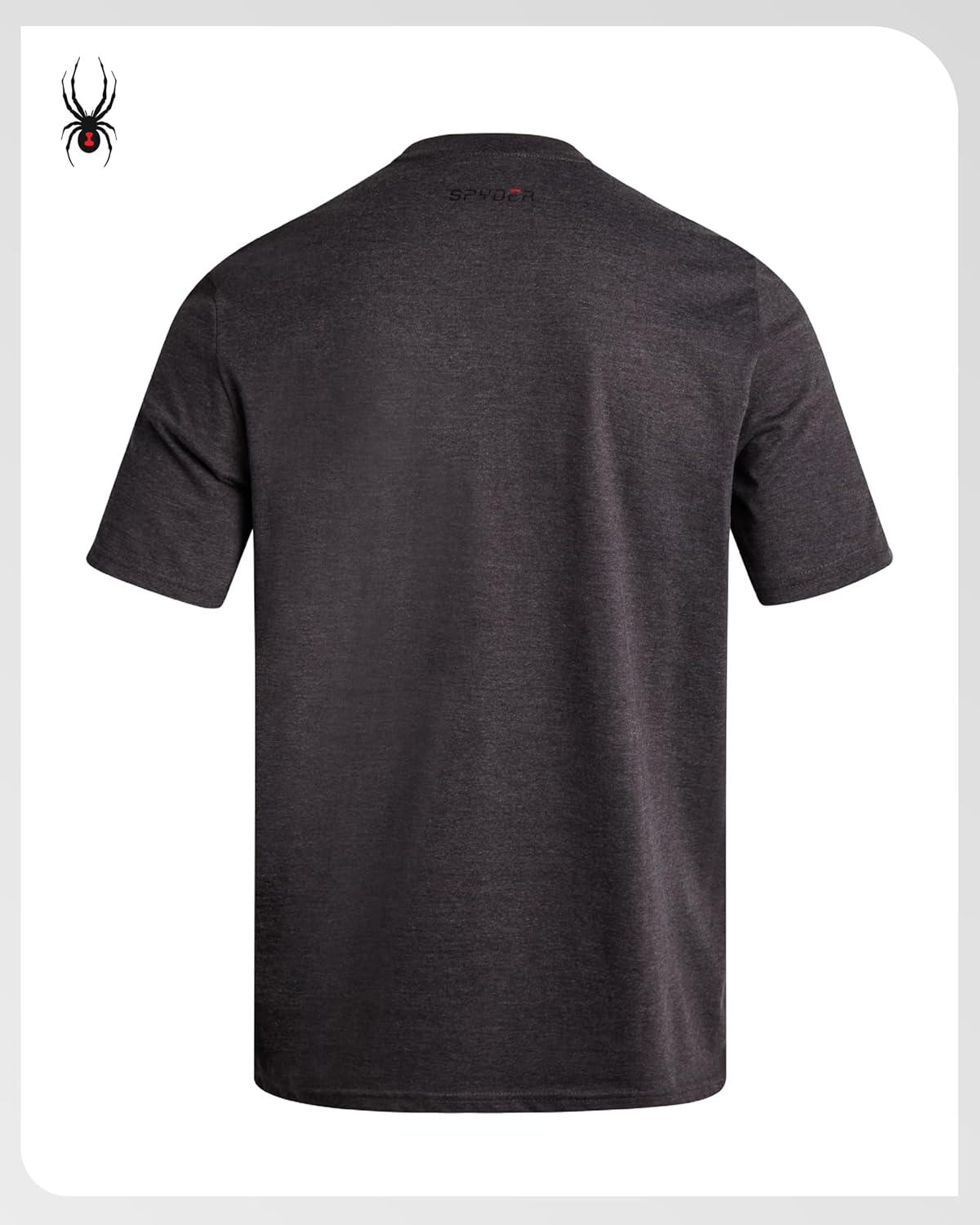 imageSpyder Mens TShirts Soft Cotton Blend Crewneck Short Sleeve Graphic Tees for Men Streetwear Graphic Casual Mens ShirtsPolar Logo