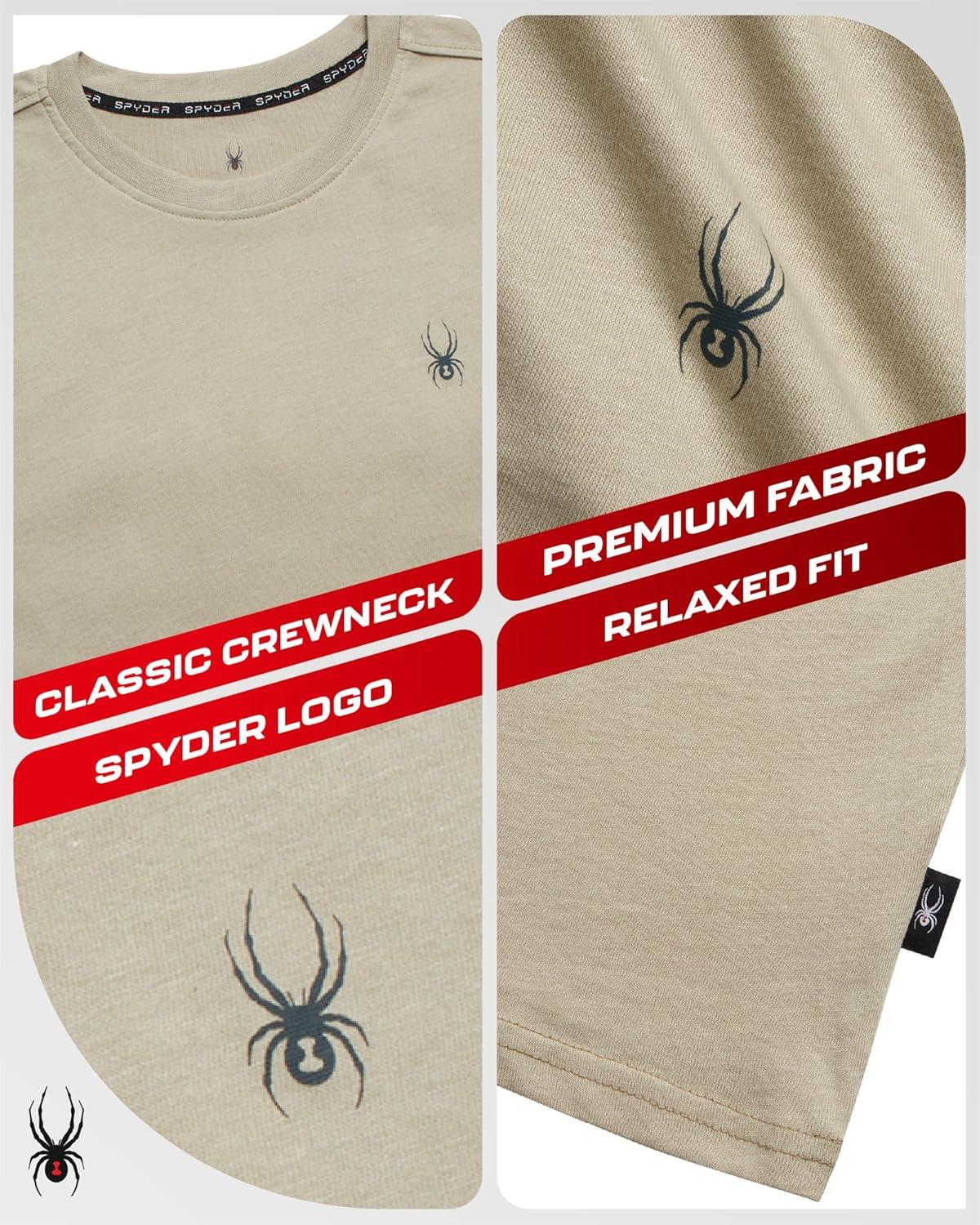 imageSpyder Mens TShirts Soft Cotton Blend Short Sleeve Graphic Tees Crew Neck Tshirt for Men Casual Shirts for Daily WearStone
