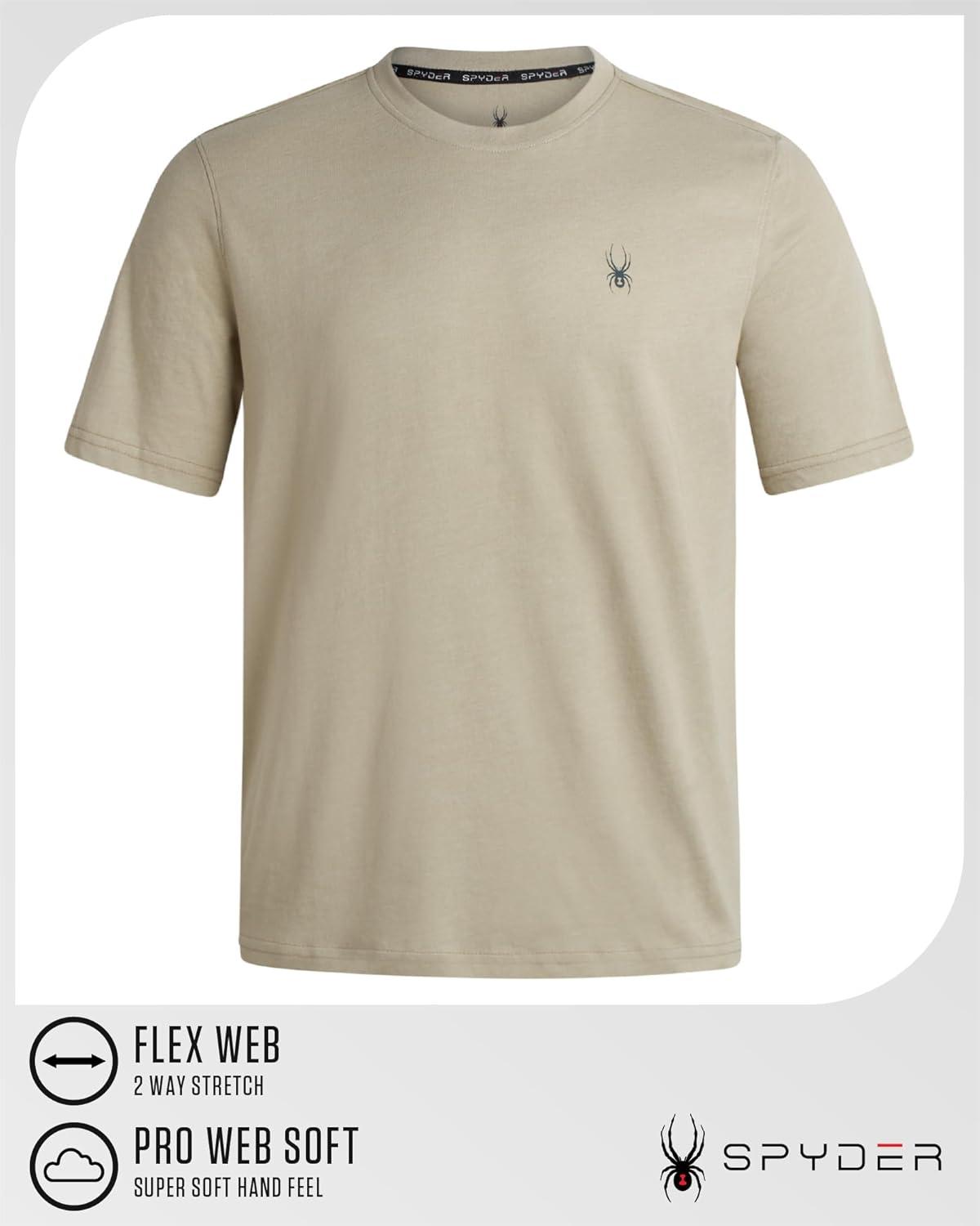 imageSpyder Mens TShirts Soft Cotton Blend Short Sleeve Graphic Tees Crew Neck Tshirt for Men Casual Shirts for Daily WearStone
