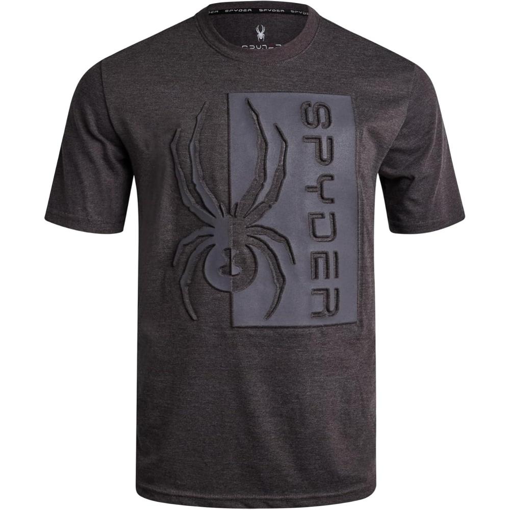 imageSpyder Mens TShirts Soft Cotton Blend Crewneck Short Sleeve Graphic Tees for Men Streetwear Graphic Casual Mens ShirtsPolar Logo