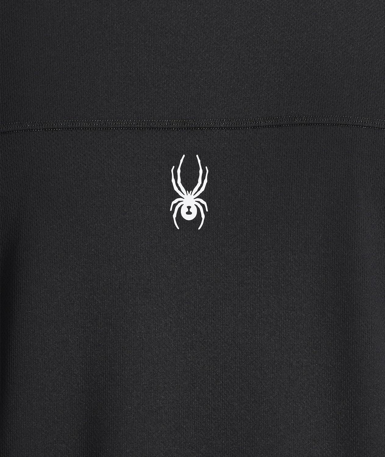 imageSpyder Mens Charger Crew Baselayer Thermal Ski TopBlack
