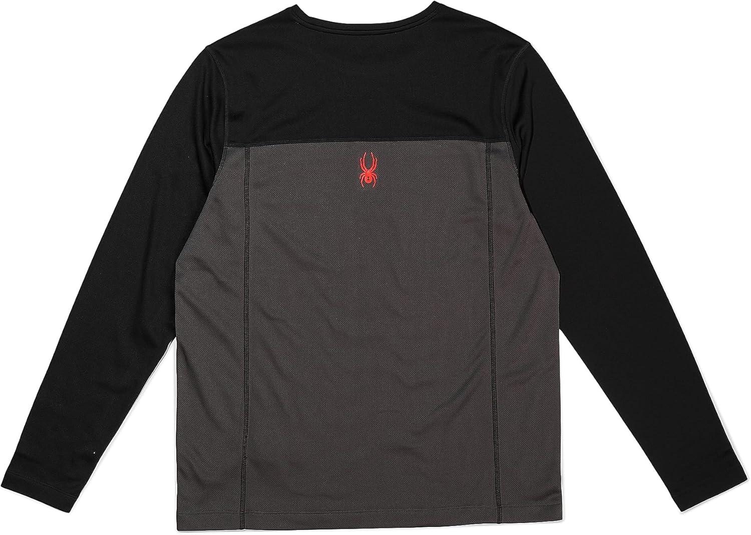 imageSpyder Mens Charger Crew Baselayer Thermal Ski TopPolar