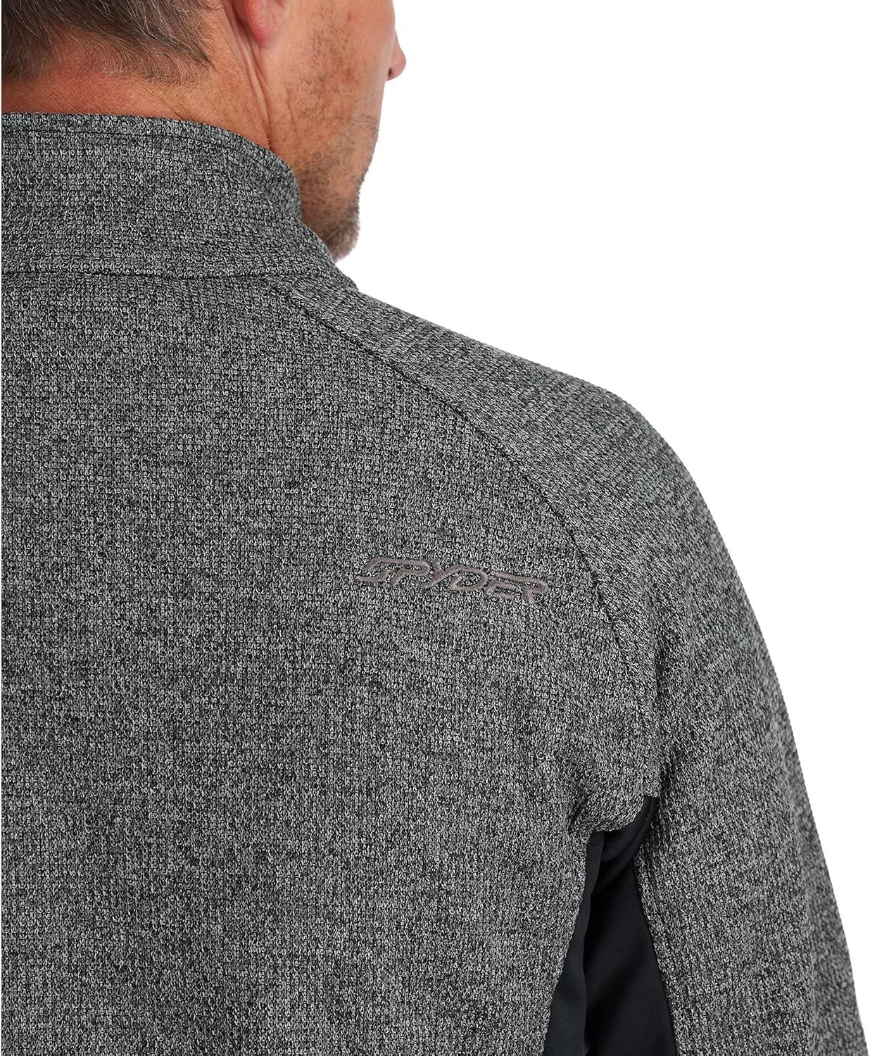imageSpyder Mens Spyder Outbound JacketLimestoneBlack Melange