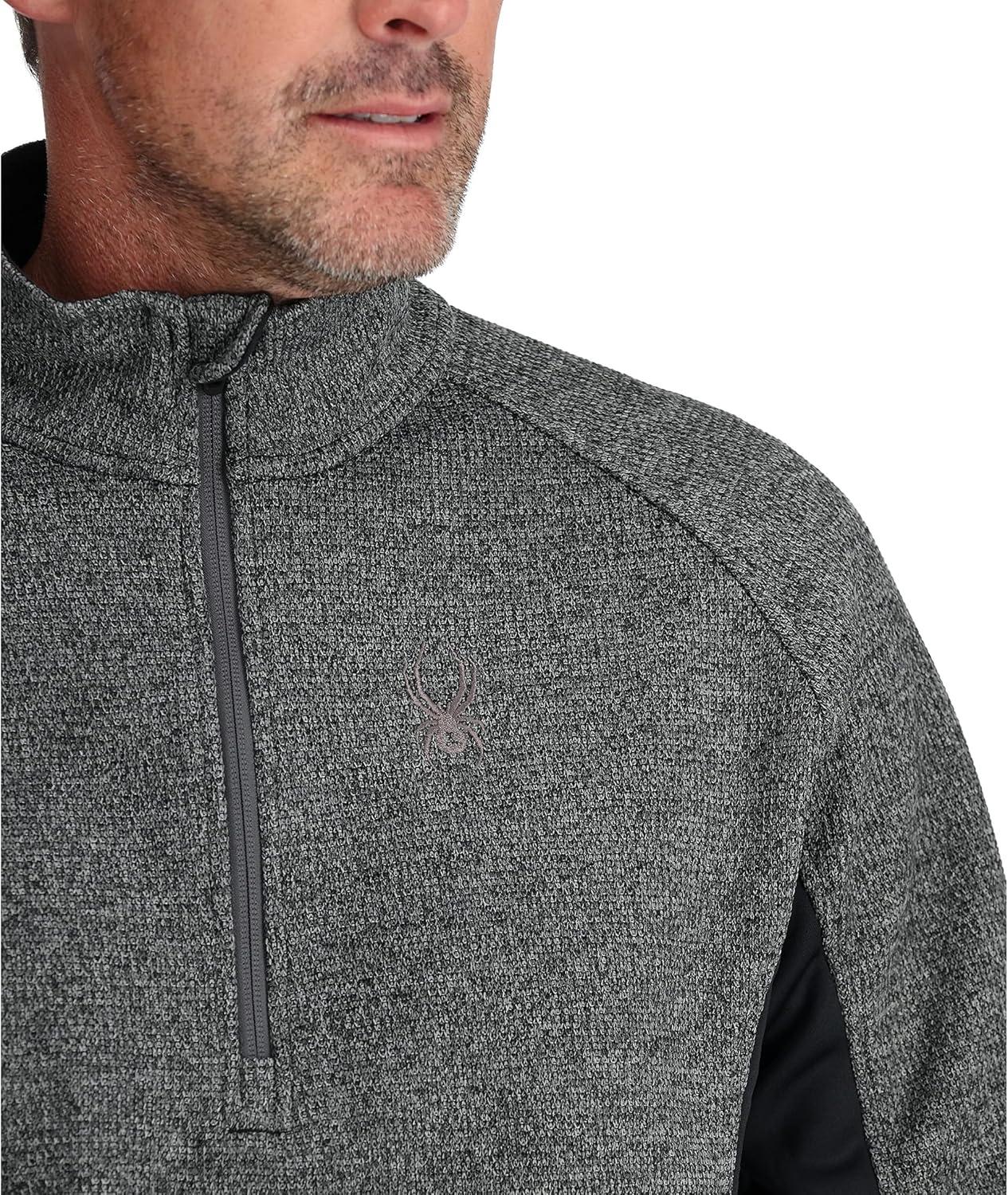 imageSpyder Mens Spyder Outbound JacketLimestoneBlack Melange