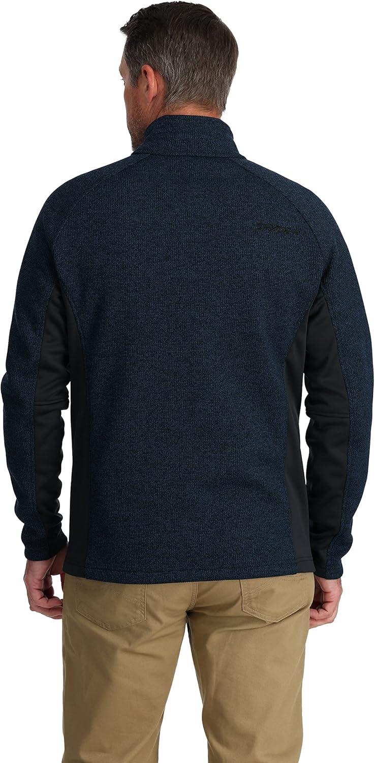 imageSpyder Mens Spyder Outbound JacketTrue NavyBlack Melange