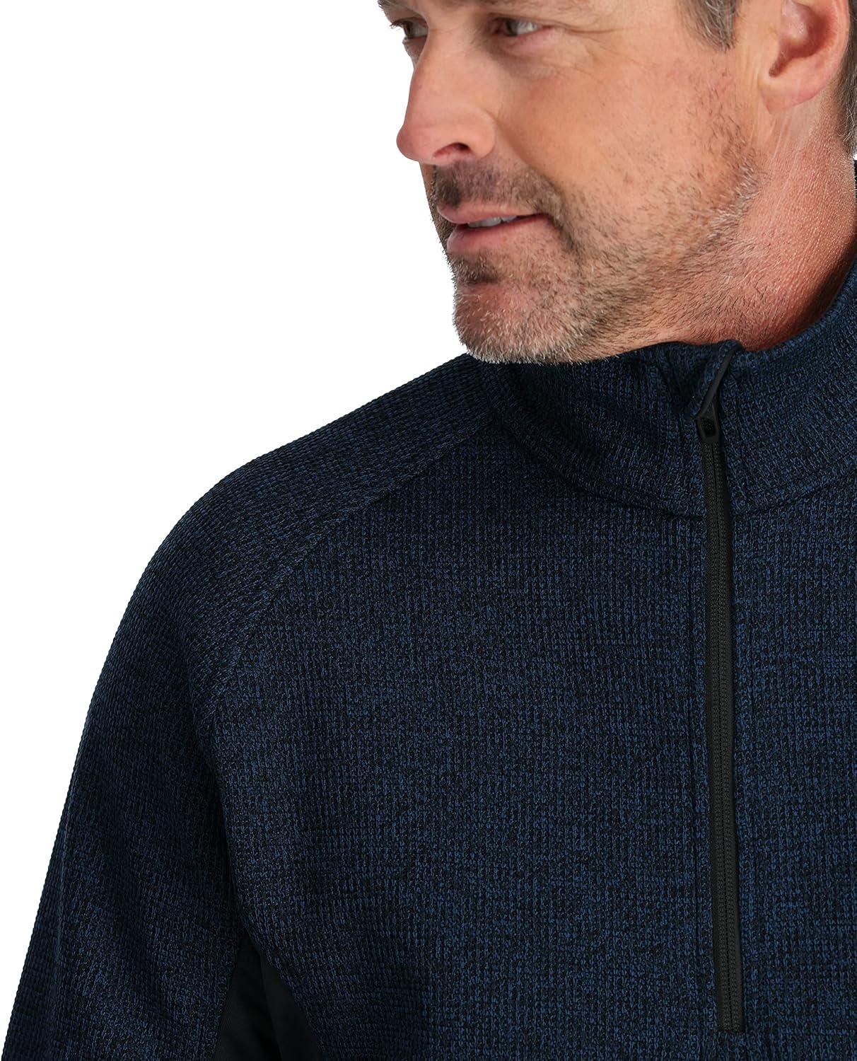 imageSpyder Mens Spyder Outbound JacketTrue NavyBlack Melange