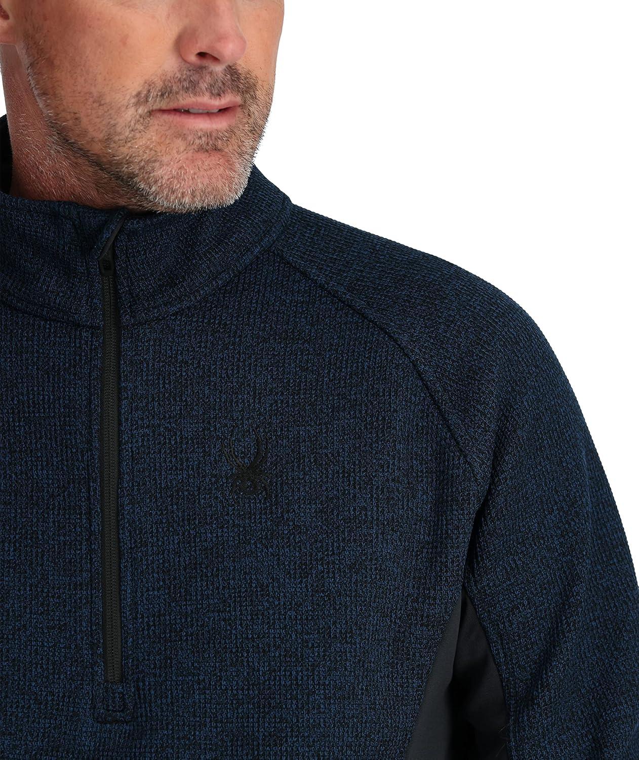 imageSpyder Mens Spyder Outbound JacketTrue NavyBlack Melange