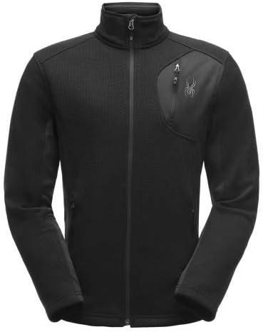 imageSpyder mens Bandit 12 Zip Fleece Ski Mid Layer Sweater JacketBlack S23