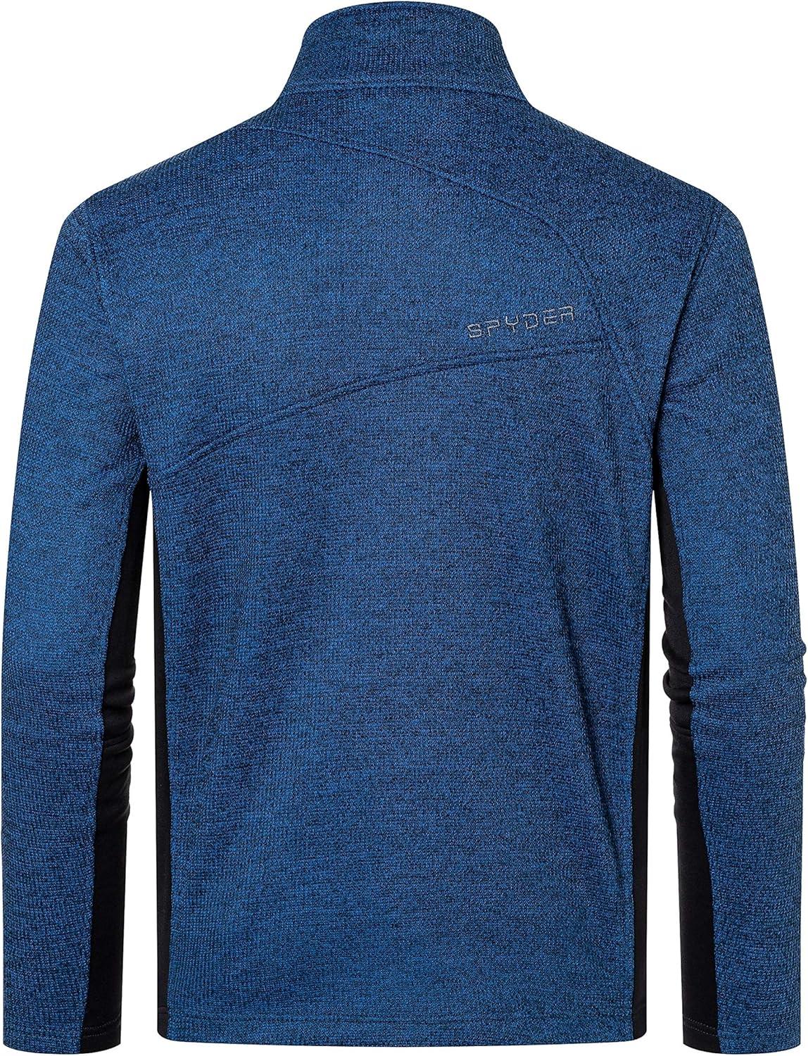 imageSpyder mens Bandit 12 Zip Fleece Ski Mid Layer Sweater JacketFrontier Turkish Sea