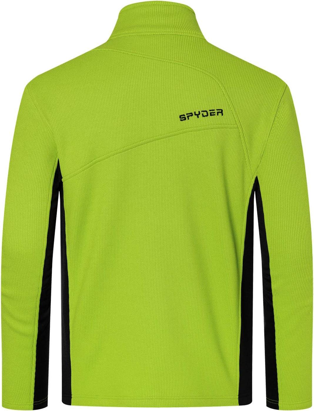 imageSpyder mens Bandit 12 Zip Fleece Ski Mid Layer Sweater JacketMojito