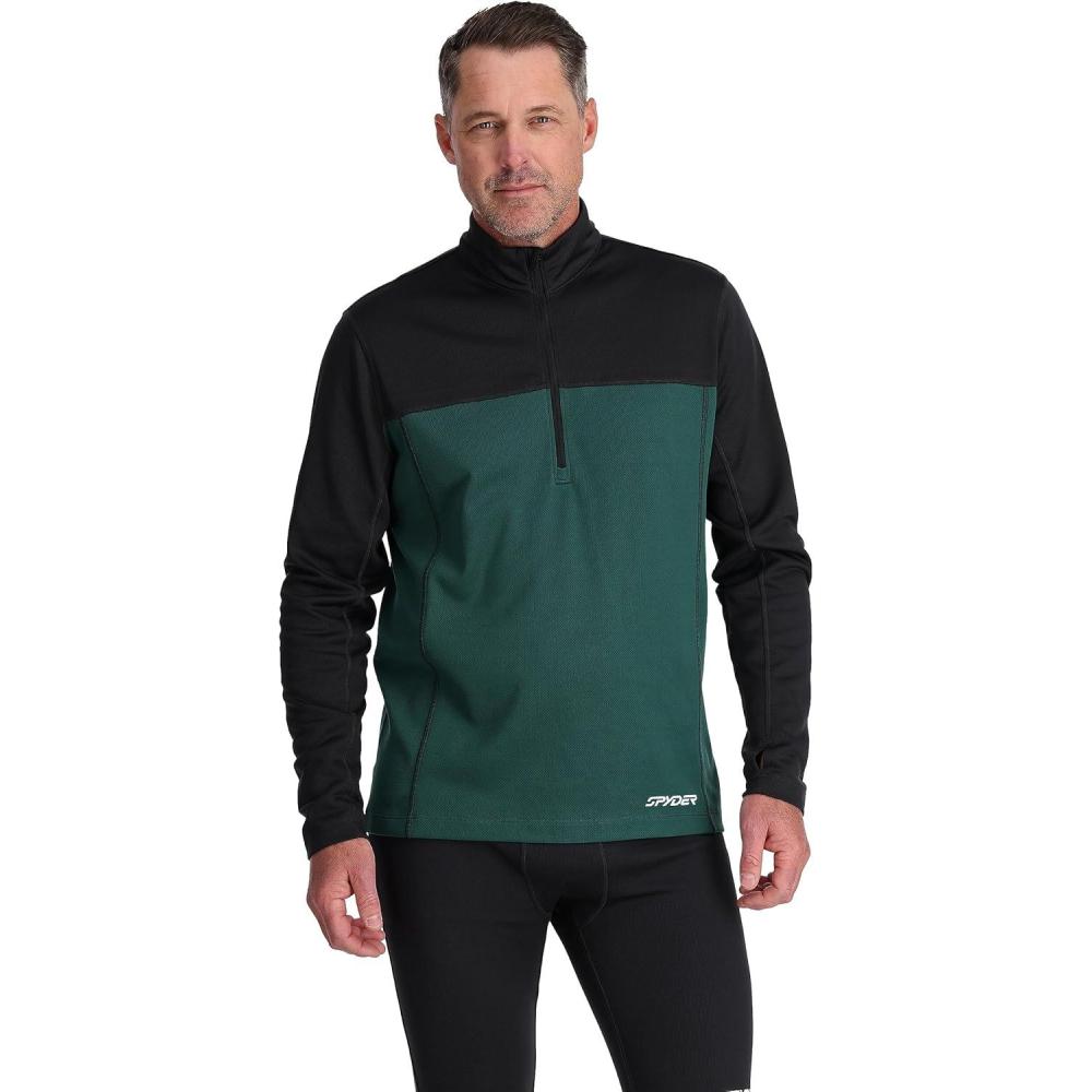 imageSpyder Mens Charger 12 ZipCypress Green