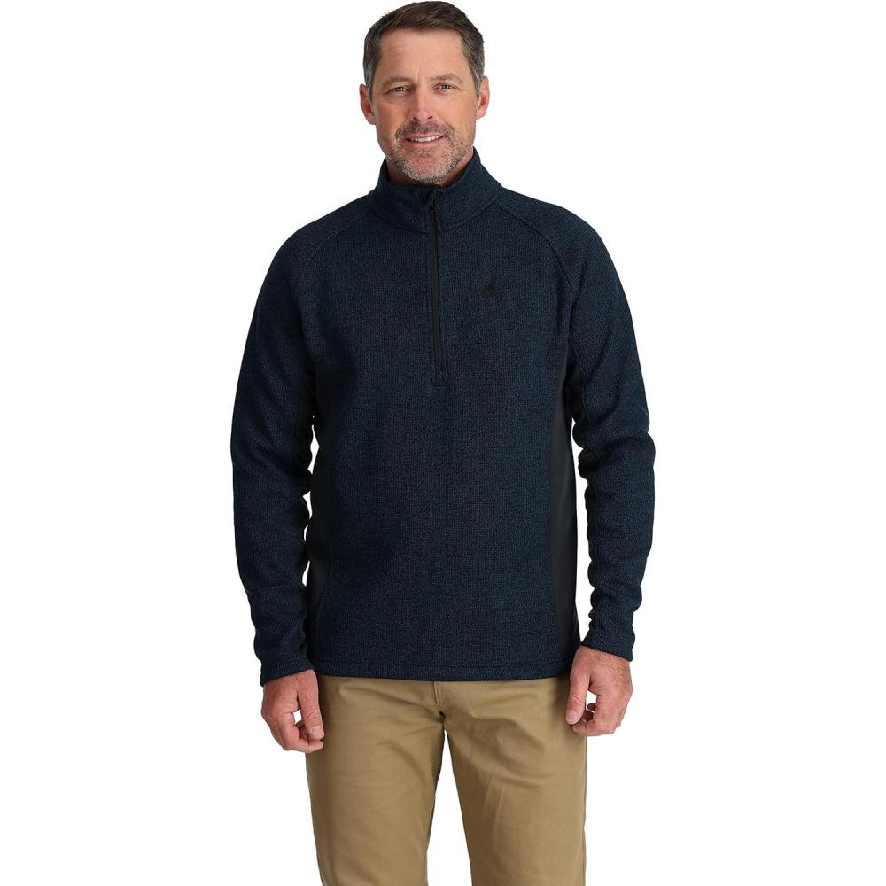 imageSpyder Mens Spyder Outbound JacketTrue NavyBlack Melange