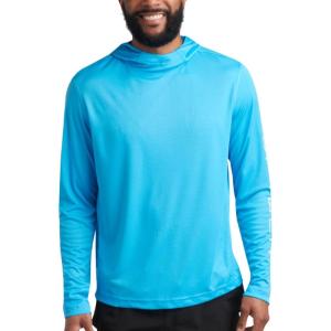 Spyder Mens Sun Hoodie – Quick Dry Lightweight UPF 50+ UV Protection Long Sleeve Rash Guard Swim Shirts for Men(Cali Blue)