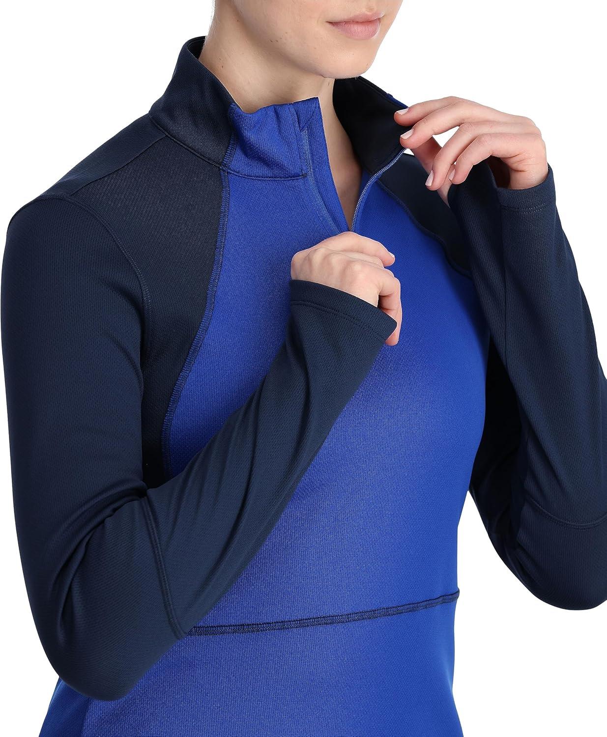 imageSpyder Womens Charger 12 Baselayer Thermal Ski TopElectric Blue