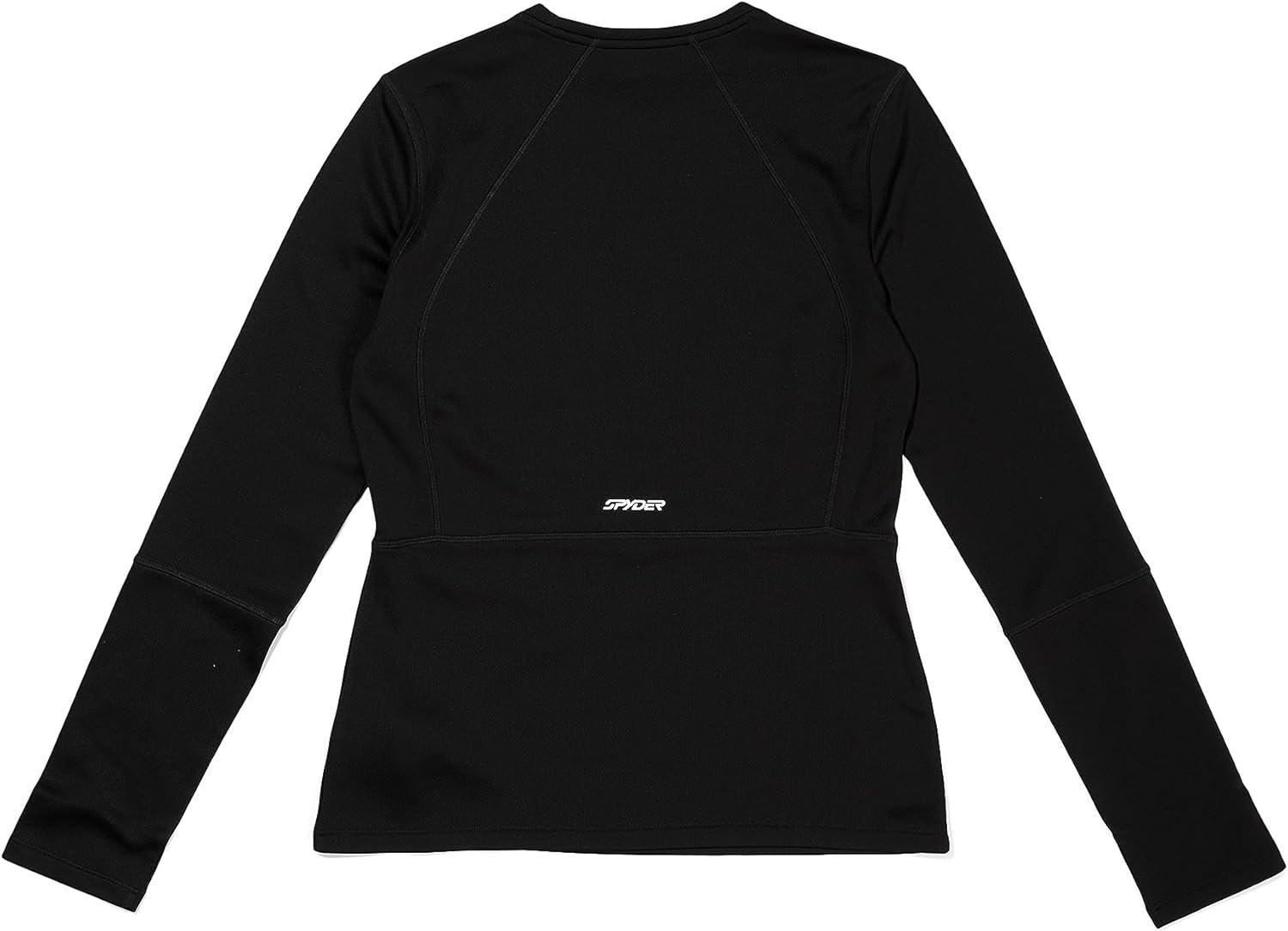 imageSpyder Womens Charger Crew Baselayer Thermal Ski TopBlack