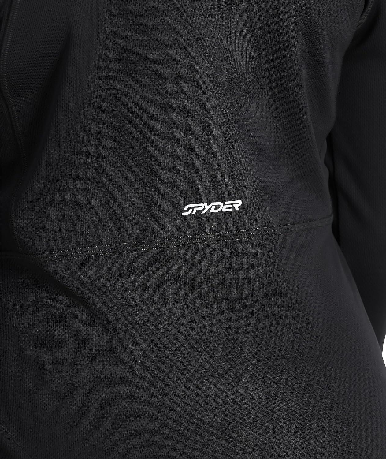 imageSpyder Womens Charger Crew Baselayer Thermal Ski TopBlack