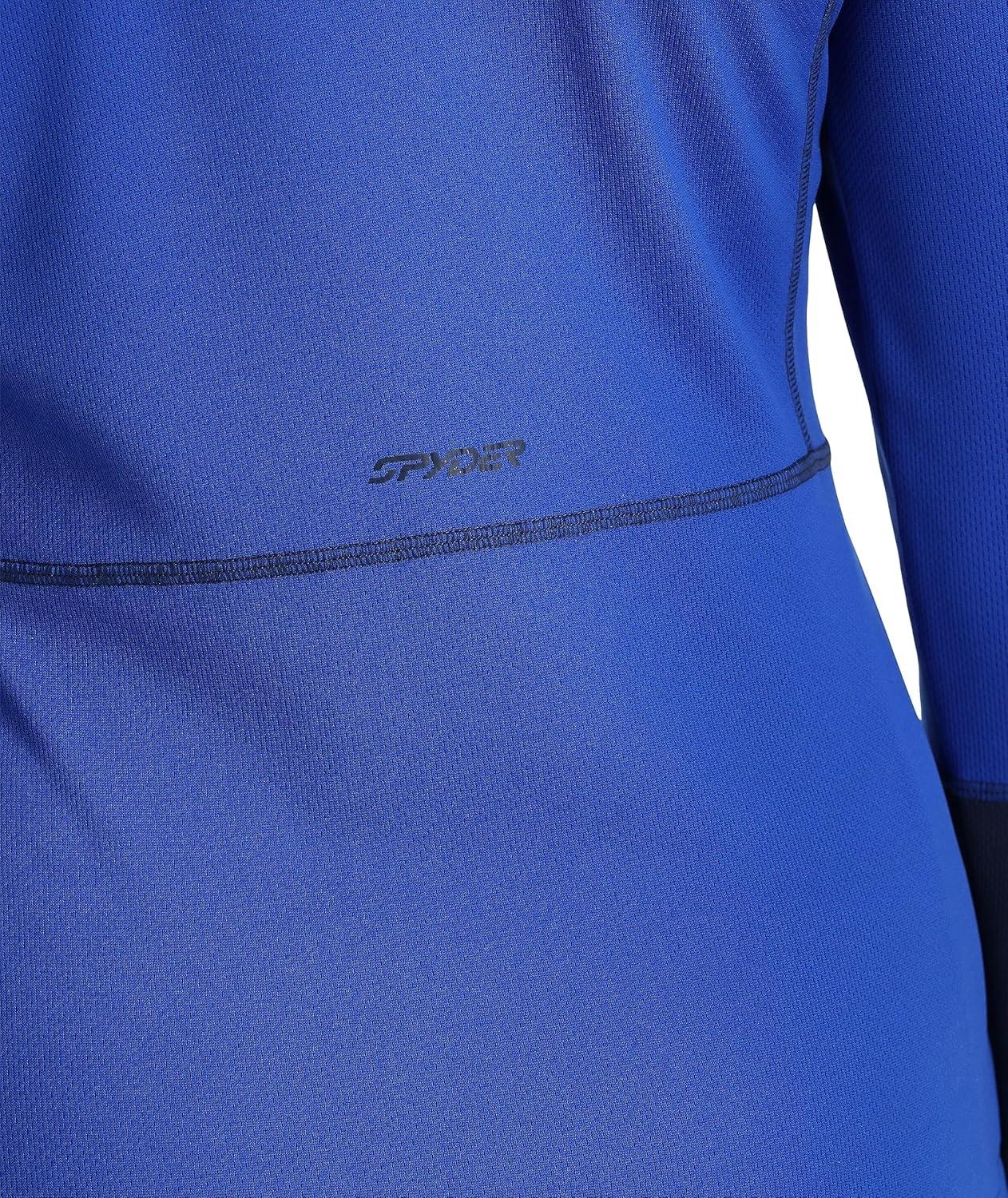 imageSpyder Womens Charger Crew Baselayer Thermal Ski TopElectric Blue