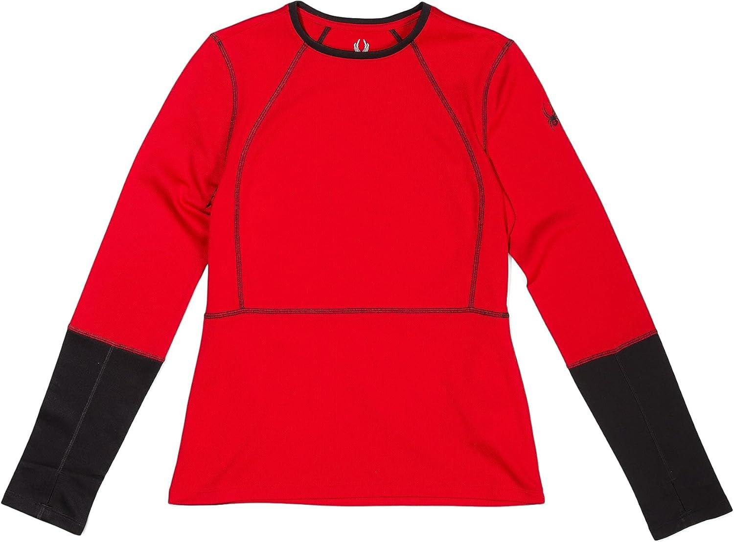 imageSpyder Womens Charger Crew Baselayer Thermal Ski TopPulse