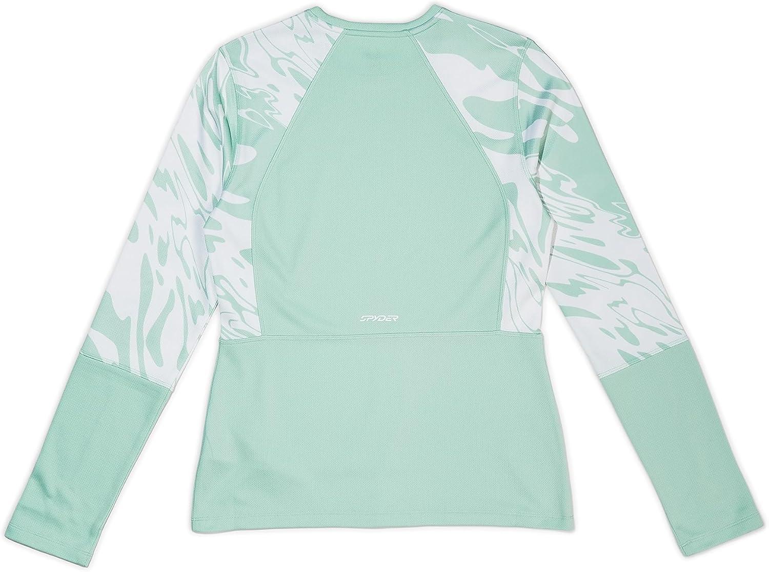 imageSpyder Womens Charger Crew Baselayer Thermal Ski TopWintergreen