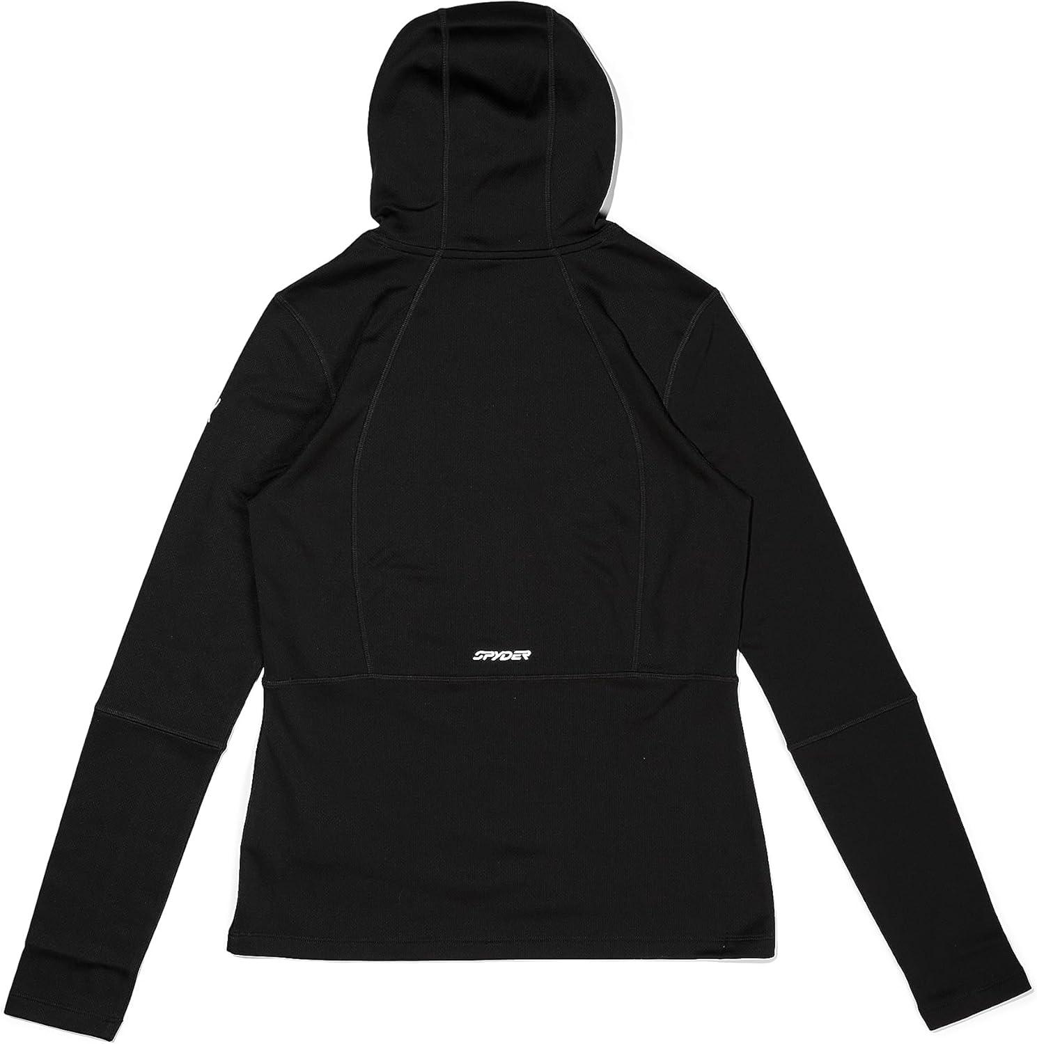 imageSpyder Womens Charger Hoodie Baselayer Thermal Ski TopBlack