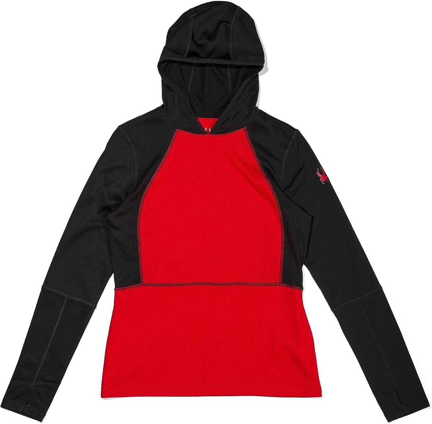 imageSpyder Womens Charger Hoodie Baselayer Thermal Ski TopPulse