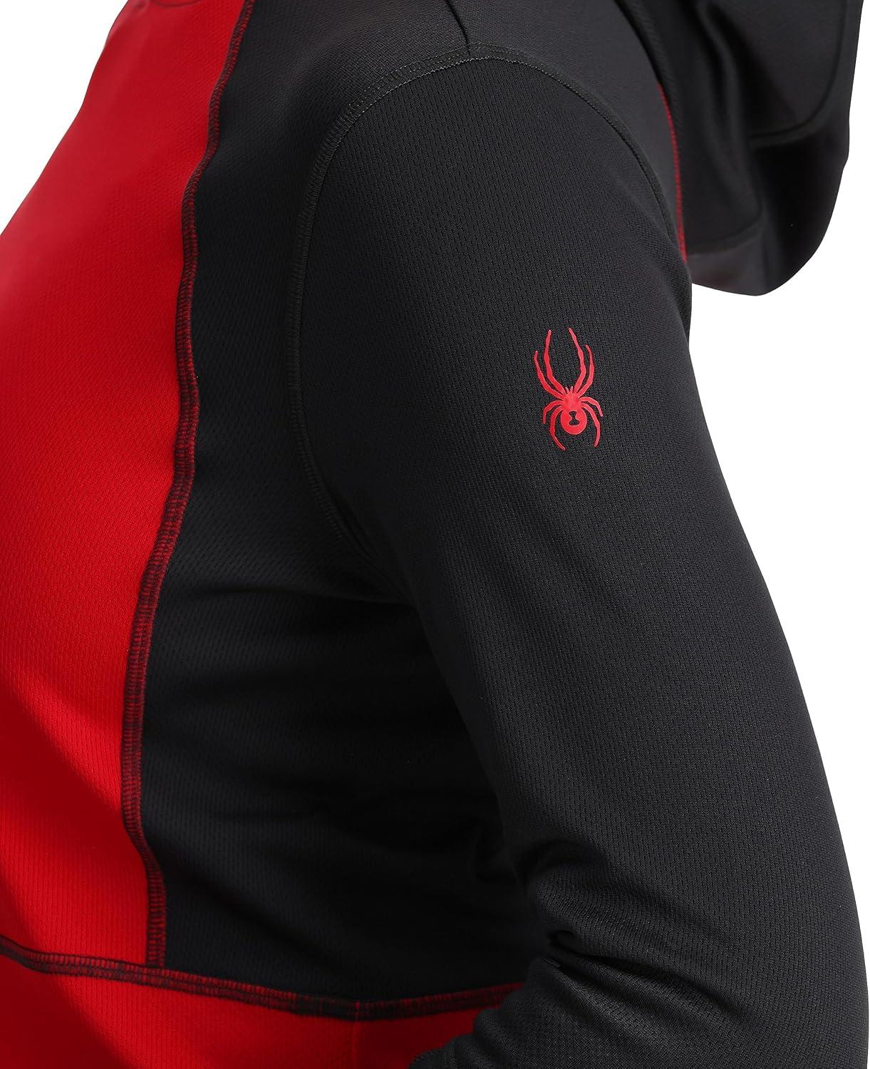 imageSpyder Womens Charger Hoodie Baselayer Thermal Ski TopPulse