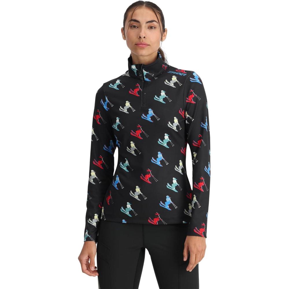 imageSpyder womens Vivid 12 ZipBlack