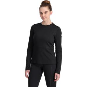 Spyder Women’s Charger Crew Baselayer Thermal Ski Top(Black)