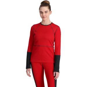 Spyder Women’s Charger Crew Baselayer Thermal Ski Top(Pulse)
