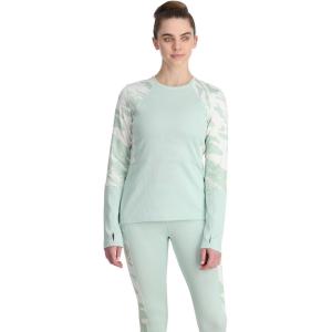 Spyder Women’s Charger Crew Baselayer Thermal Ski Top(Wintergreen)