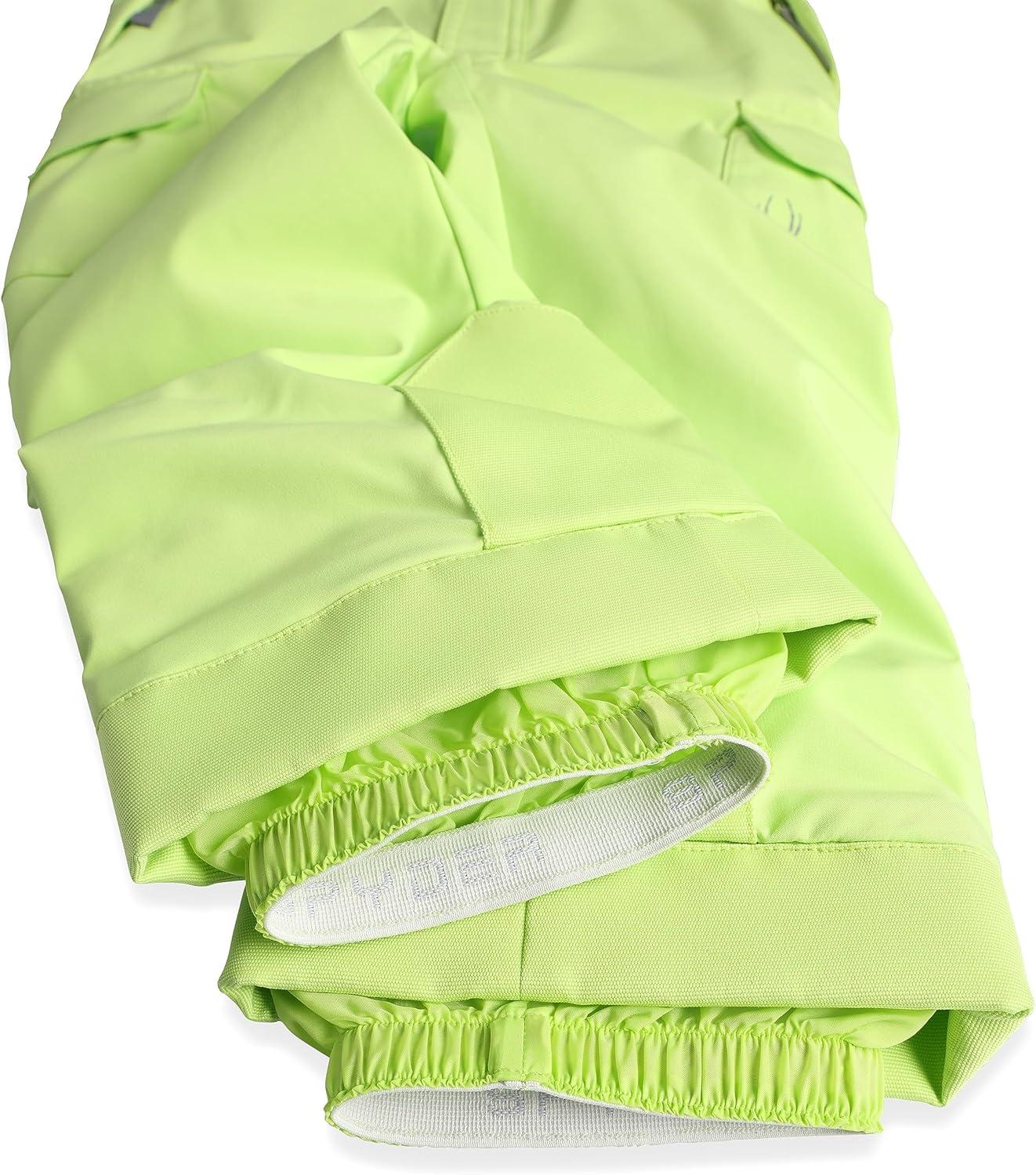 imageSpyder Girls Kids amp Baby Girls Bitsy Sparkle Ski PantLime Ice