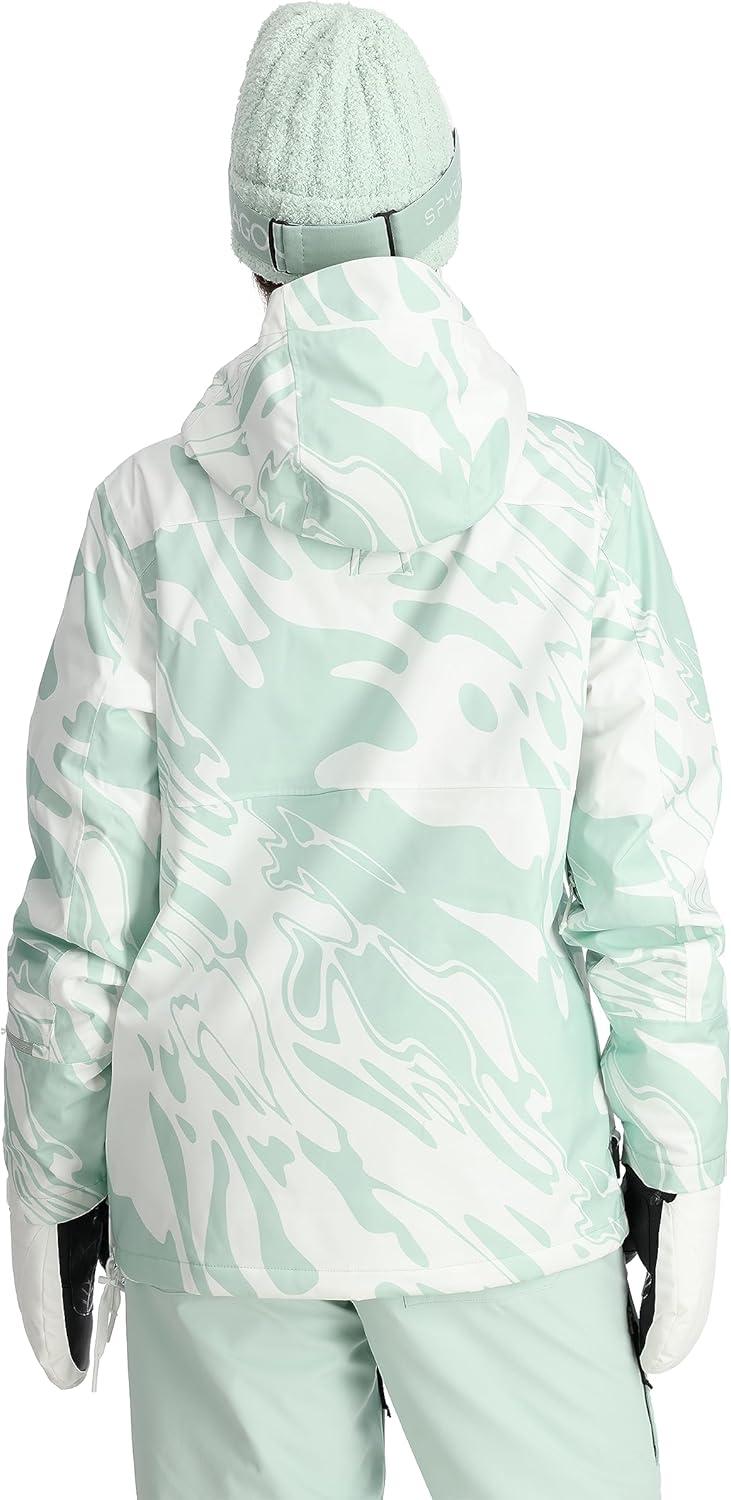 imageSpyder Womens All Out Insulated Anorak Ski JacketWhite Combo