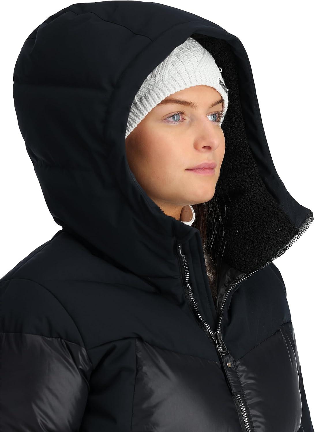 imageSpyder Womens Eastwood Down Hooded JacketBlack