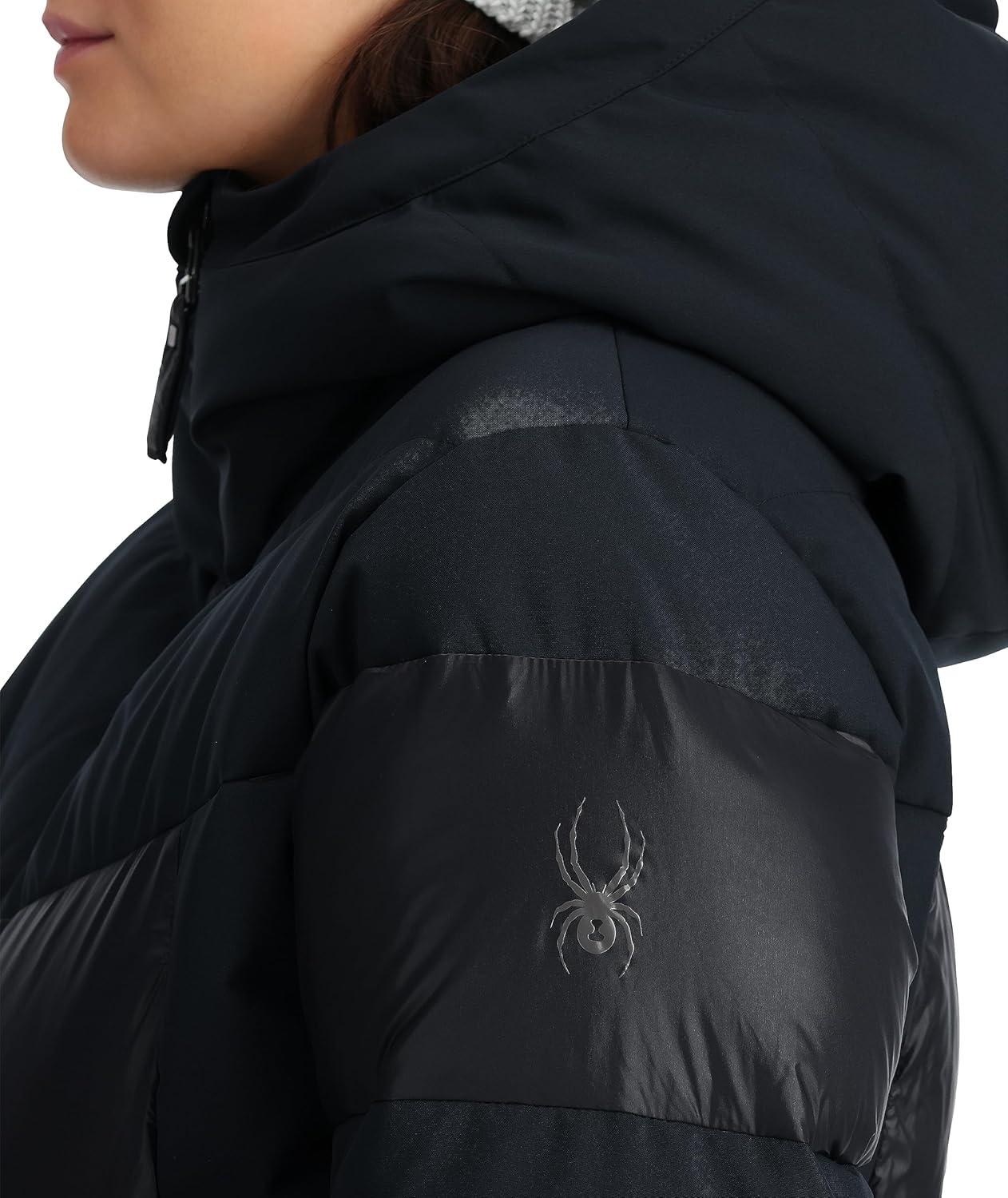 imageSpyder Womens Eastwood Down Hooded JacketBlack