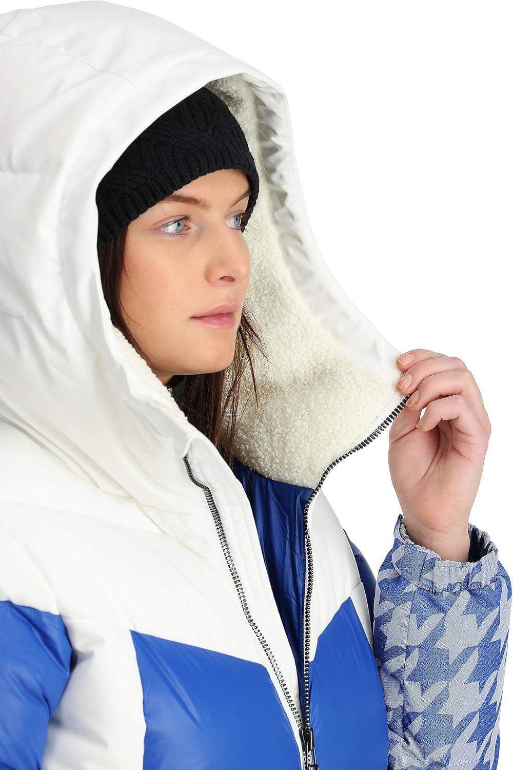 imageSpyder Womens Eastwood Down Hooded JacketElectric Blue