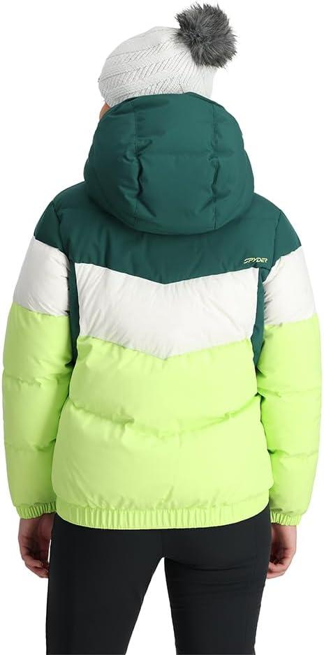 imageSpyder Womens Eastwood Down Hooded JacketLime Ice