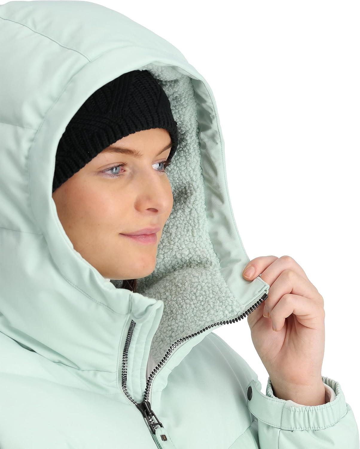 imageSpyder Womens Eastwood Down Hooded JacketWintergreen