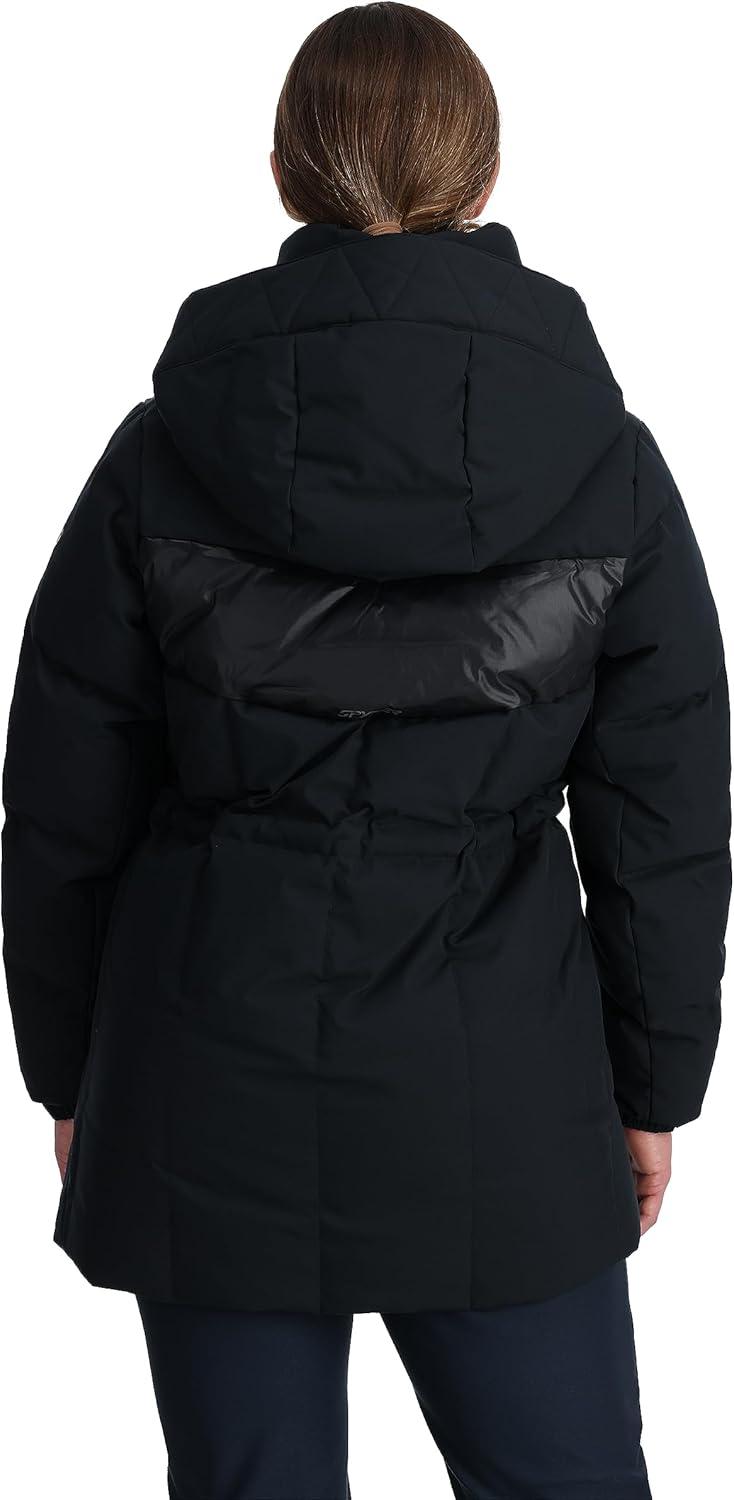 imageSpyder Womens Eastwood Long Down Hooded JacketBlack