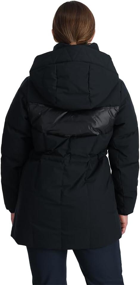 imageSpyder Womens Eastwood Long Down Hooded JacketBlack